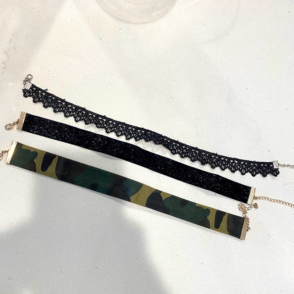 Set of 3 adorable chokers